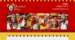 Desktop Screenshot of devilstickpeat.co.uk